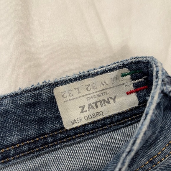 Diesel Zatiny Jeans Size 32 X 32 - Picture 3 of 4